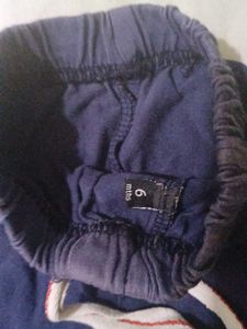 Navy Blue Hosiery Shorts