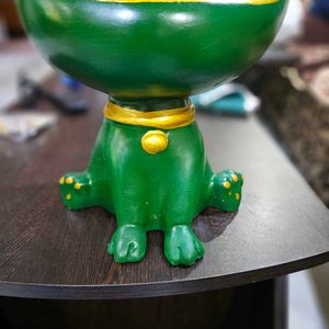 Lucky Big Mouth Cat Storage Green