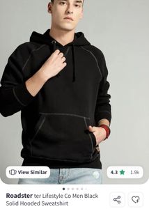 Roadster Black Hoodie