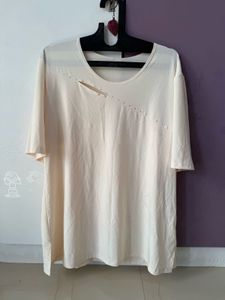 Casual Cream T-Shirt