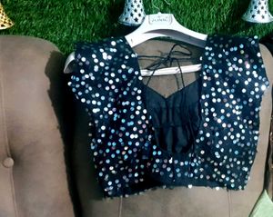 party wear black blouse