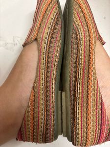Embroidery Bellies For Fomal Daily Use