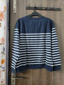 Striped Navy Blue Sweater