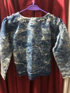 Zip Denim Jacket.