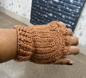 Crochet Catpaw Fingerless Gloves