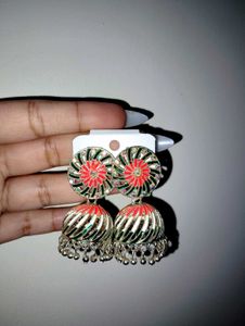 Colorful Jhumka Earrings