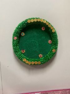 Hanmade Decorated Thali For Mehandi