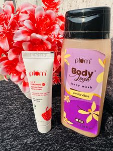 Plum Body Wash & Face Cream