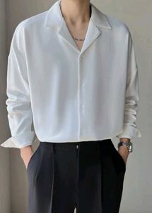 White Camp Collar Shirt✅✅