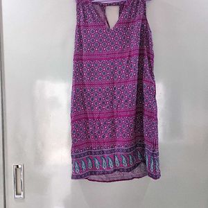 Purple Boho Dress
