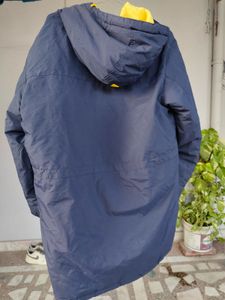 FILA Blue Hooded Puffer Jacket