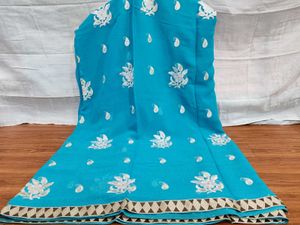 Elegant Blue Saree
