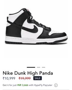Nike Dunk High Panda (Original)