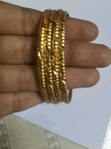 Set of Gold Tone Bangles