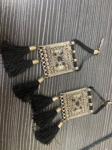 New Oxidised Tassel Set