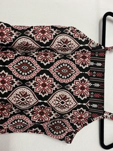 Patterned Sleeveless Sundress