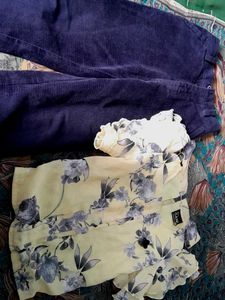 Floral Top &amp; Pants Set