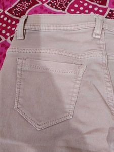 Denim Peach Strechable Jeans