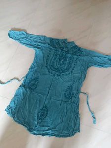 Boho Embroidered Tunic Top