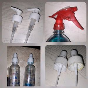 jet SPRAY,  PRESS PUMP,   MIST SPRAY,  EMPTY BOTTLE ANY SIZE...