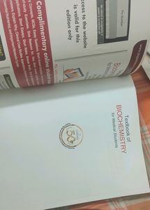 BIOCHEMISTRY TEXT BOOK BY VASUDEVAN FOR MBBS STUDS