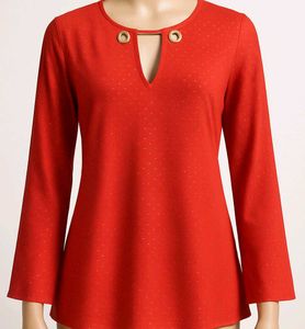 Stylish Red Party Wear Top for Women