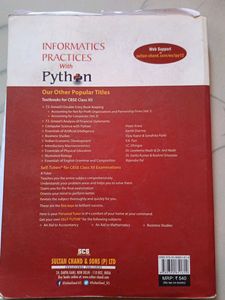 Informatics Practices with Python