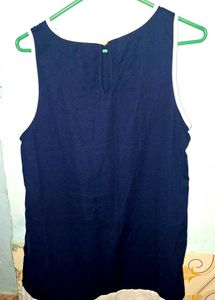 Shein Navy Blue Sleeveless Dress