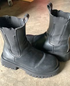 Black Leather Boots