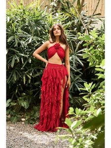 Nykka Ruffle Party Dress Beach Cocktail