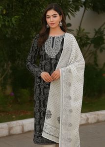 3 Piece Pure Cotton Suit