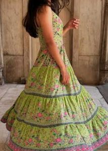 Floral Tiered Maxi Dress