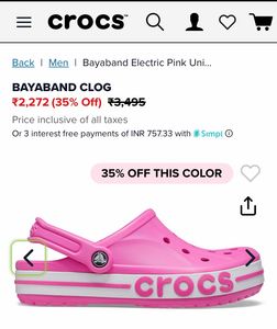Woman Original Crocs Pink