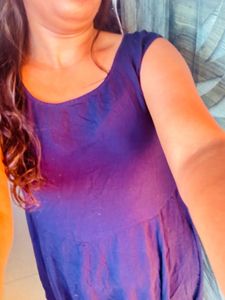 Blue Plain Dress 💙