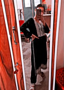 BLACK NAYRA CUT SUIT