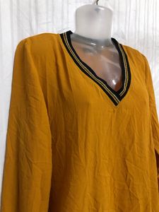 Max Yellow Long Sleeve Top