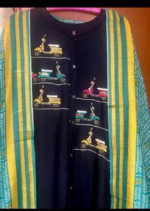 Charcoal Kurta Sets &amp; Printed Dupatta