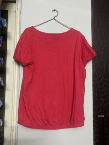 pink Embroidered Top