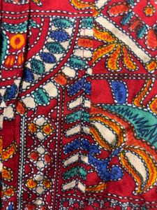 Multi-Colored Bohemian Tribal Print Dress