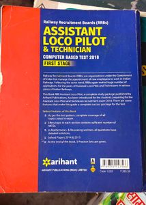 Arihant assistant Loco pilots &amp; Tech. 2018 edition