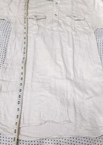 White Casual kurta