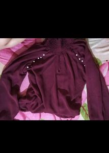 Maroon Top