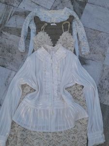Vintage Victorian Style Ruffle Shirt