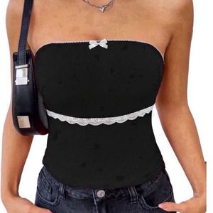 Black Korean Style Tube Top
