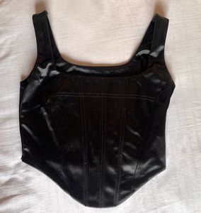 black corset top