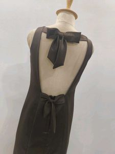 Elegant Brown Maxi Dress
