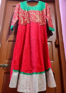 Combo of Embroidered Anarkali &amp; Asymmetric Dress