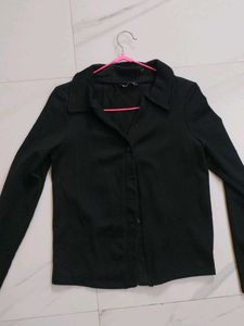 Black Long Sleeve Top