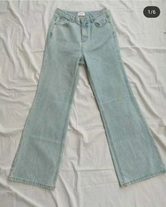 Light Wash Wide Leg Jeans