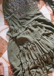 Georgette Winding Dress